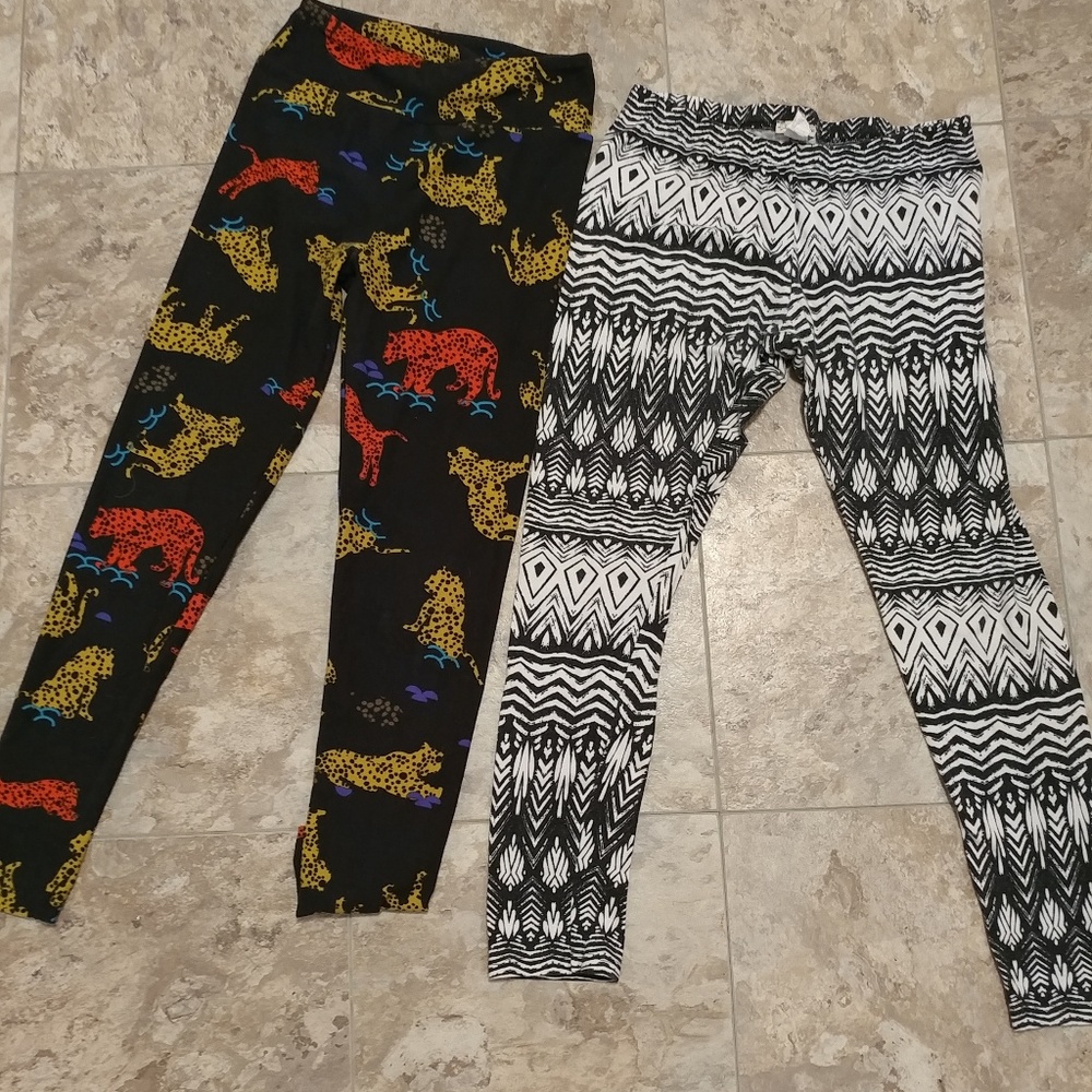 5 pair lot of leggings